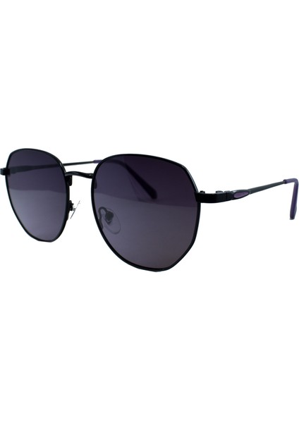 Infınıtı MS-138 C2 52 Unisex Siyah Geometrik Çerçeve Güneş Gözlüğü