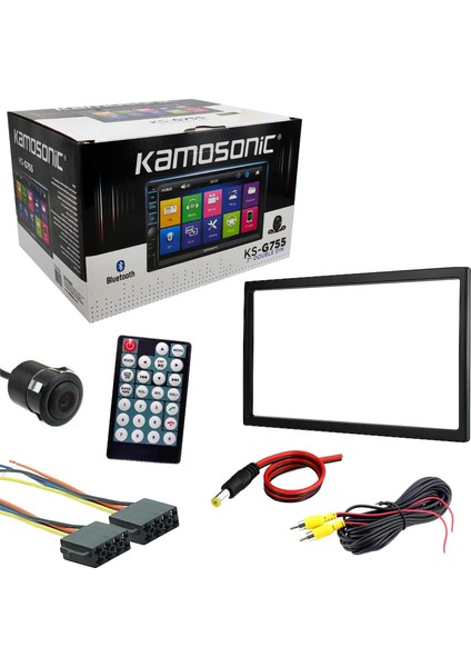 Double Teyp 7 4X45W Mirrorlink Bt/usb/sd/fm/aux Kameralı Kamosonıc KS-G755