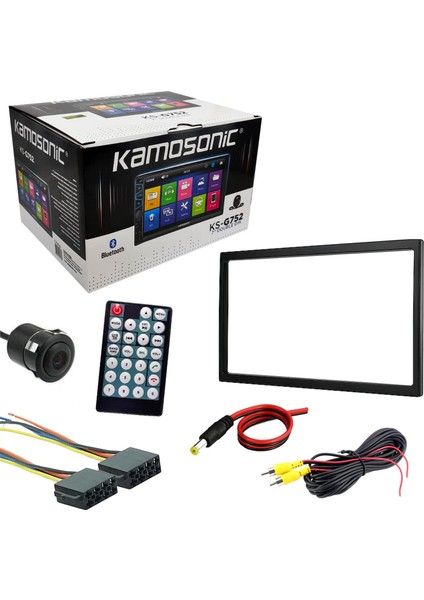 Double Teyp 7 4X45W Mirrorlink Bt/usb/sd/fm/aux Kameralı Kamosonıc KS-G752