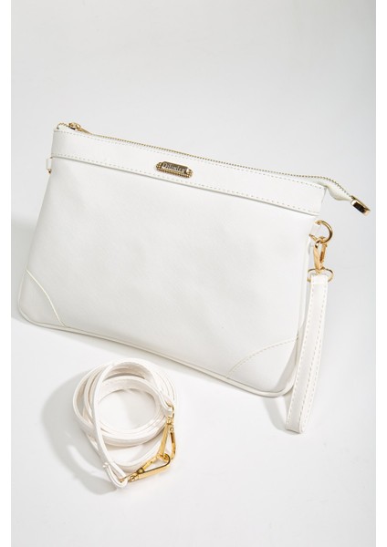 Prada Malzeme Uzun Kısa Askılı Beyaz Kadın Portföy Çanta modelleri
