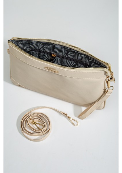 Prada Malzeme Uzun Kısa Askılı Bej Kadın Portföy Çanta fırsatları