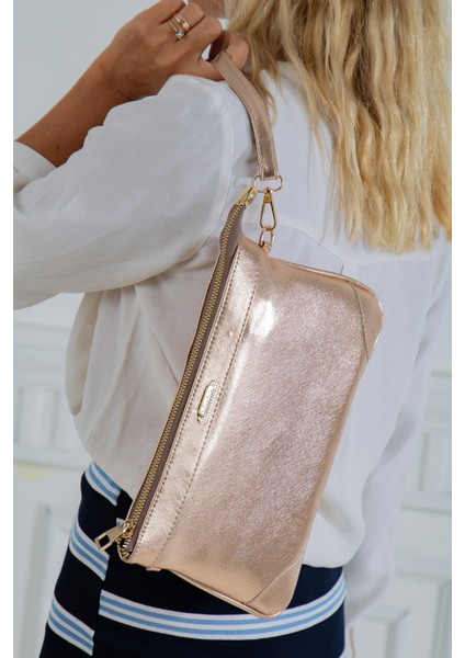 Prada Malzeme Uzun Kısa Askılı Rose Kadın Portföy Çanta