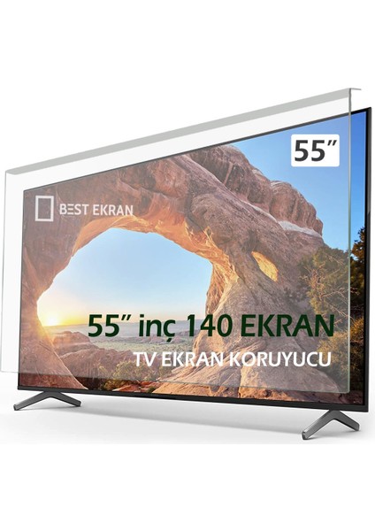 55" Inç 140 Ekran Tv Ekran Koruyucu