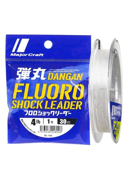 Dangan Fc Shock Leader Dfl Pe 1.0 0.17MM 4lb/1.8kg 30MT