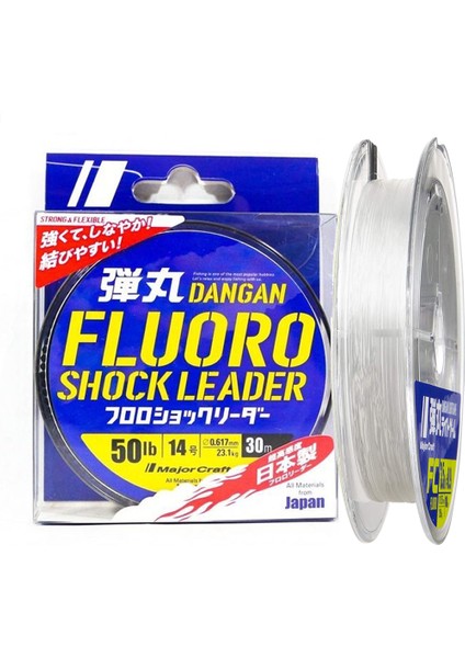 Dangan Fc Shock Leader Dfl Pe 14 0.62MM 50LB/22.7KG 30MT