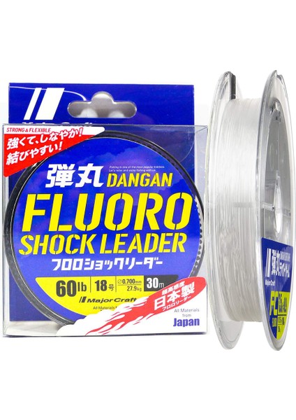Dangan Fc Shock Leader Dfl Pe 18 0.70MM 60LB/27.0KG 30MT