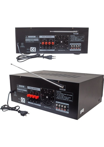 MV-550 2X100 Watt Usb/sd/uk Balans Bt/fm 4 Mik. Girişli 4 Hop. Çıkışlı Streo Küp Mixer Trafosuz Anfi modelleri
