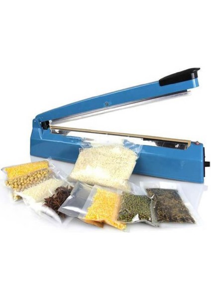 PSF-300 Poşet Ağzı Kapama Yapıştırma Makinesi Plastik Gövde - 30CM modelleri