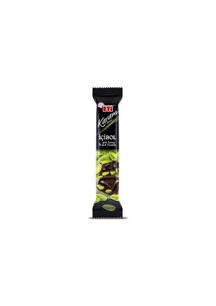 Karam Antep Fıstıklı Çikolata 28 gr x 10 Adet