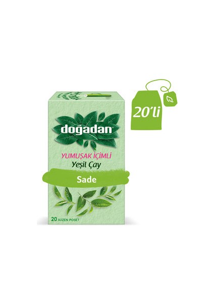 Yumuşak İçimli Yeşil Çay 20'li 22GR x 6 Adet