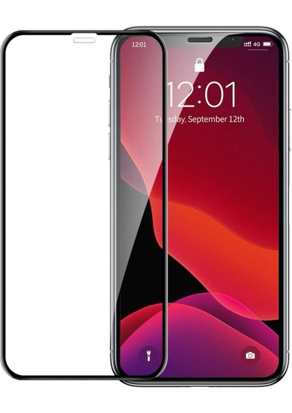 Iphone 11 Pro Uyumlu Tam Kaplayan Ekran Koruyucu - 9d Nano Darbe Emici Temperli Kırılmaz Cam
