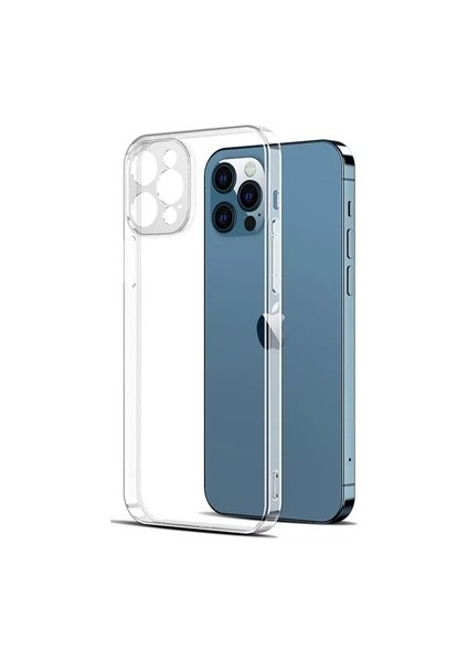 Iphone 12 Pro Uyumlu Şeffaf Silikon Kılıf