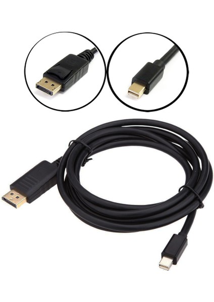 3m Mini Displayport To Displayport Kablosu - 3 Metre Mini Display Port Dp Kablo