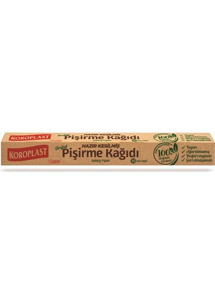 Hazır Kesilmiş Pişirme Kağıdı 10'lu