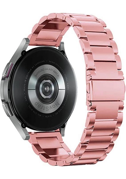 Samsung Galaxy Watch 4 Seri 40-42-44-46 mm Uyumlu Kordon (20 Mm) Çelik Klasik Metal Kordon modelleri