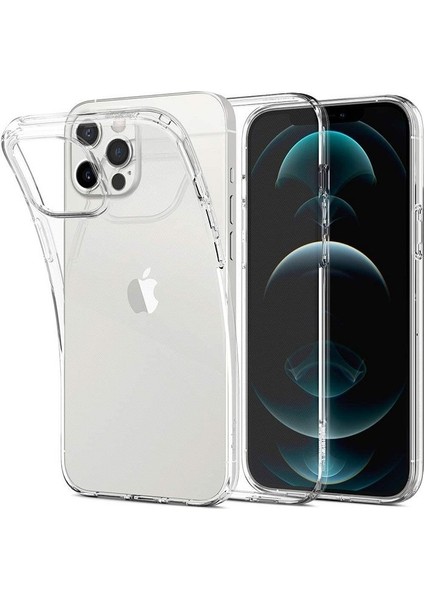 Iphone 12 Pro Max Uyumlu Şeffaf Silikon Kılıf