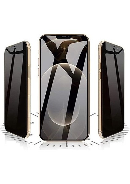 iPhone 11 Hayalet Ekran Koruyucu 6d Kırılmaz Cam Gizlilik Korumalı - Ekranı Tam Kaplar - Ultra Darbe Emici Etkin Koruma