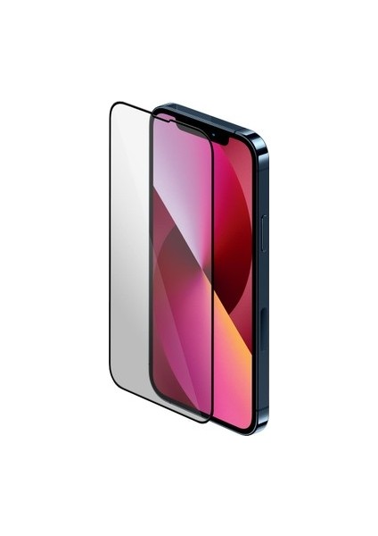 Iphone 13 Pro Uyumlu Tam Kaplayan Ekran Koruyucu - 9d Nano Darbe Emici Temperli Kırılmaz Cam