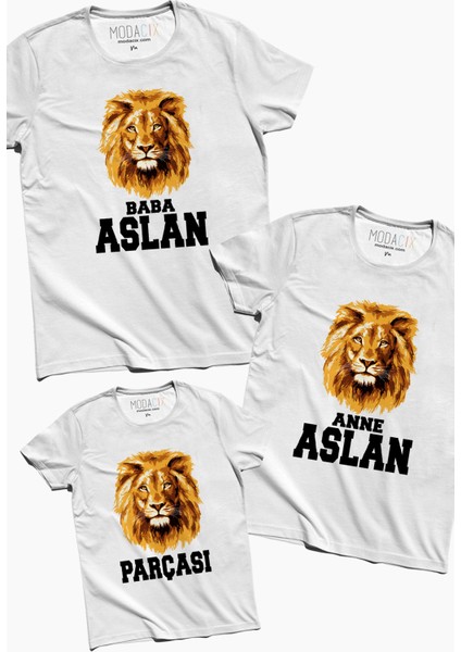 Aslan Ailesi Tişört Kombini