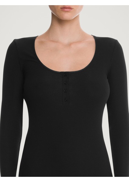 Henley Top Long Sleeves