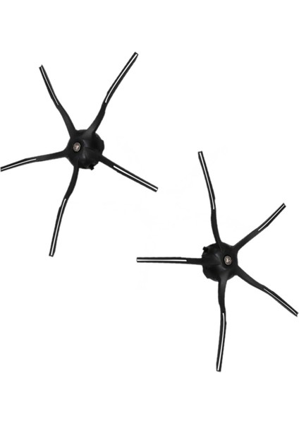 Roborock T7 Uyumlu 2li Siyah Yan Fırça