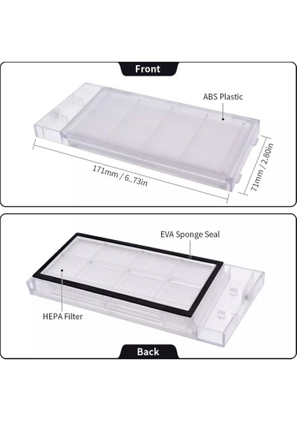 Roidmi eve&eve Plus Hepa Filtre Roidmi Hepa Filtre ve Seti