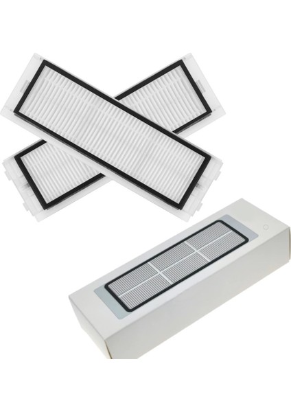 Roborock S5 Max S50 S6 S6 Maxv S6 Pure Beyaz Yan Fırça ve Hepa Filtre Seti