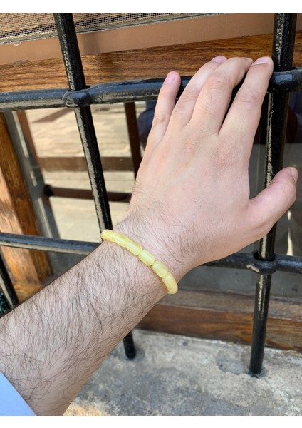 Beyrut Damlası Bay-Bayan Toz Kehribar Bileklik 11183