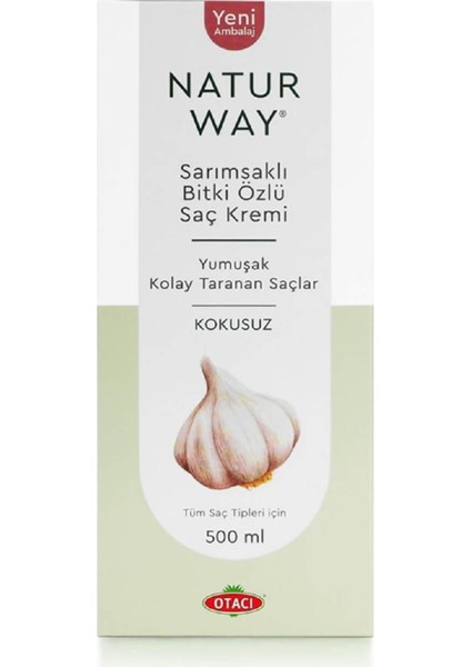 Naturway Saç Kremi Sarımsaklı Bitki Özlü 300 ml