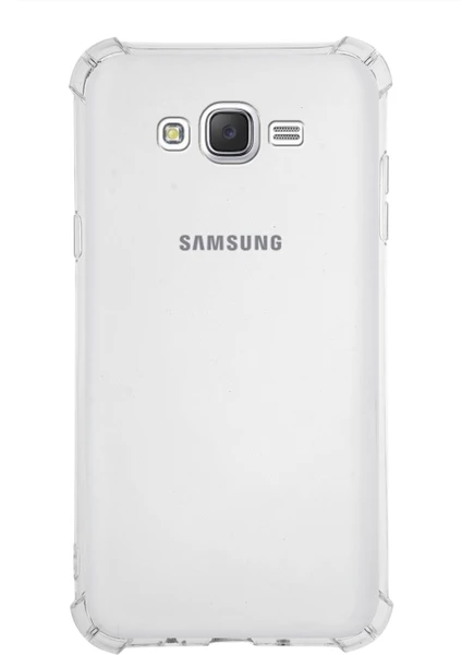 Case World Samsung Galaxy J7 ile Uyumlu Kapak Köşe Korumalı Airbag Antishock Silikon ile Uyumlu Kılıf