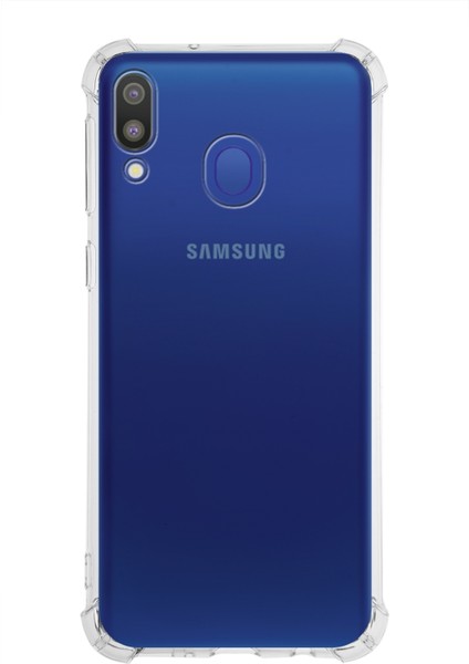 Samsung Galaxy M20 ile Uyumlu Kapak Köşe Korumalı Airbag Antishock Silikon ile Uyumlu Kılıf