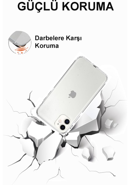 Apple iPhone 11 ile Uyumlu Kapak Kamera Korumalı Tıpalı Şeffaf Silikon ile Uyumlu Kılıf modelleri
