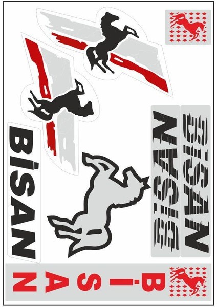 Bisan 004 Bisiklet Sticker