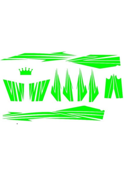 Sevenkardeşler Florasan Yeşil Cup Sticker Seti