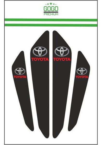 Sevenkardeşler Toyota Kapı Kenarı Damla Stıcker