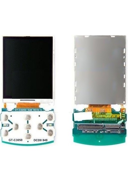 Samsung C3050 C3053 Ekran LCD Panel Bordlu Org