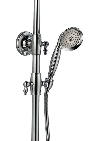 Victoria Mix Borulu Krom Banyo Bataryası modelleri