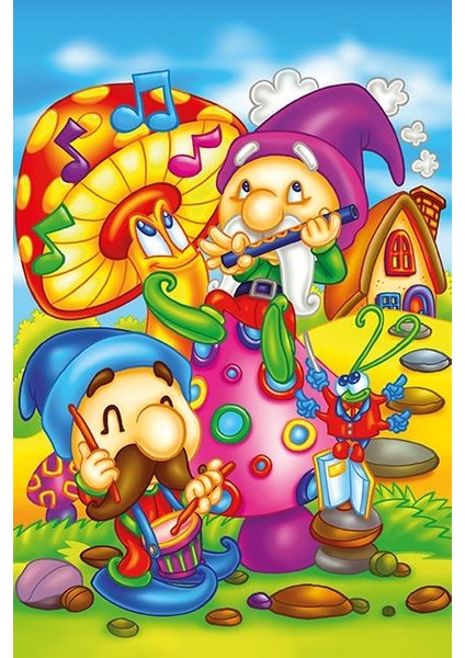 Şarkıcı Elfler 16 Parça Ahşap Puzzle Art Kids fiyatları