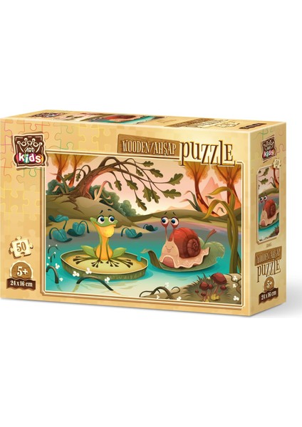 Göl Arkadaşları 50 Parça Ahşap Puzzle Art Kids