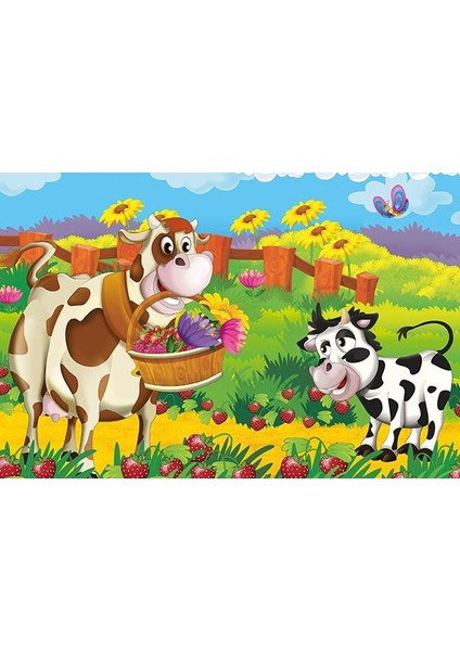 Romantik Inek 25 Parça Ahşap Puzzle Art Kids fiyatları