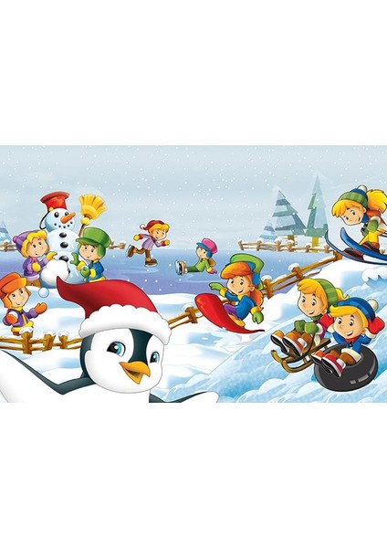 Kış Sporcuları 25 Parça Ahşap Puzzle Art Kids fiyatları