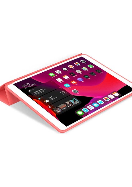 Case 4U Apple iPad Air 10.9 2022 (5.Nesil) Katlanabilen Standlı Tablet Kılıf Altın