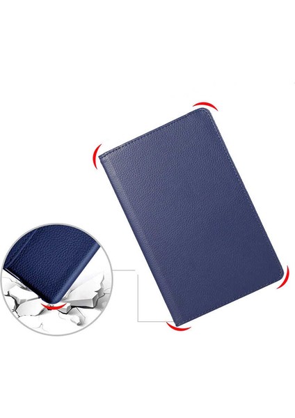 Case 4U Galaxy Tab S8 Ultra SM-X900 Uyku Modlu 360 Derece Dönebilen Standlı Tablet Kılıfı Mor