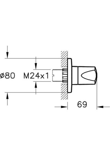 Ankastre Stop Valf A41443