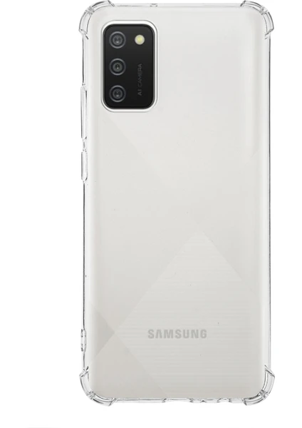 Kzy Samsung Galaxy A02S Kapak Köşe Korumalı Airbag Antishock Silikon Kılıf