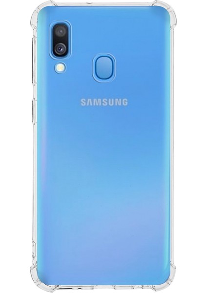Samsung Galaxy A40 Kapak Köşe Korumalı Airbag Antishock Silikon Kılıf