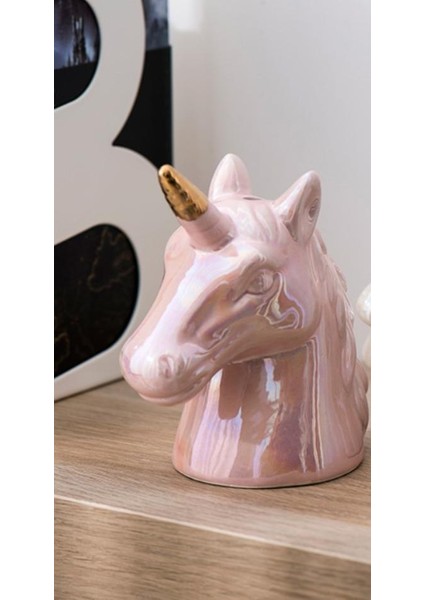 Ev Dekorasyon Sevimli Unicorn Kumbara Para Tasarrufu Kutusu Coin Bankası Çocuklar Hediye Düğün Hatıra (Yurt Dışından)