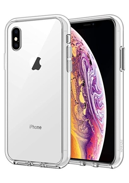 Iphone Xs Max Uyumlu Şeffaf Silikon Kılıf