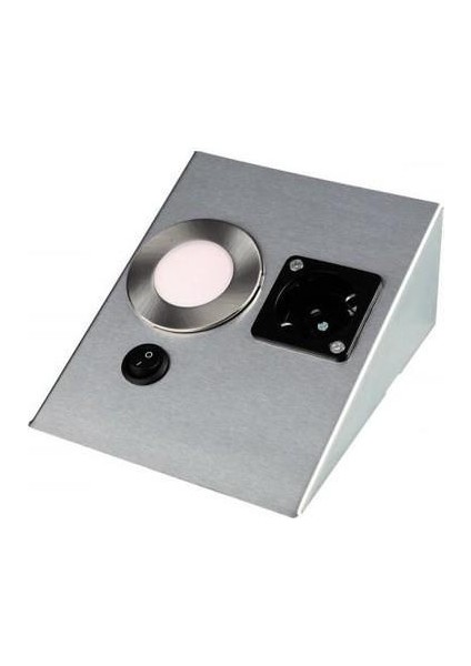Ct-5211 1 Watt Tek Prizli Saten Kasa Tezgah Aydınlatma Beyaz