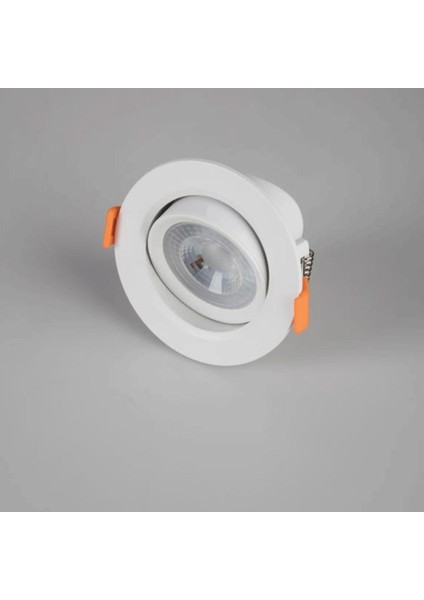Ct-5204 5 Watt Akik Beyaz Kasa Cob Led Spot Günışğı